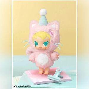 🐱 Pop Mart x Baby Molly Pocket Friends Plush Pendant - Who's the Good Girl